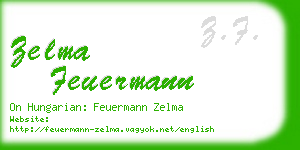 zelma feuermann business card